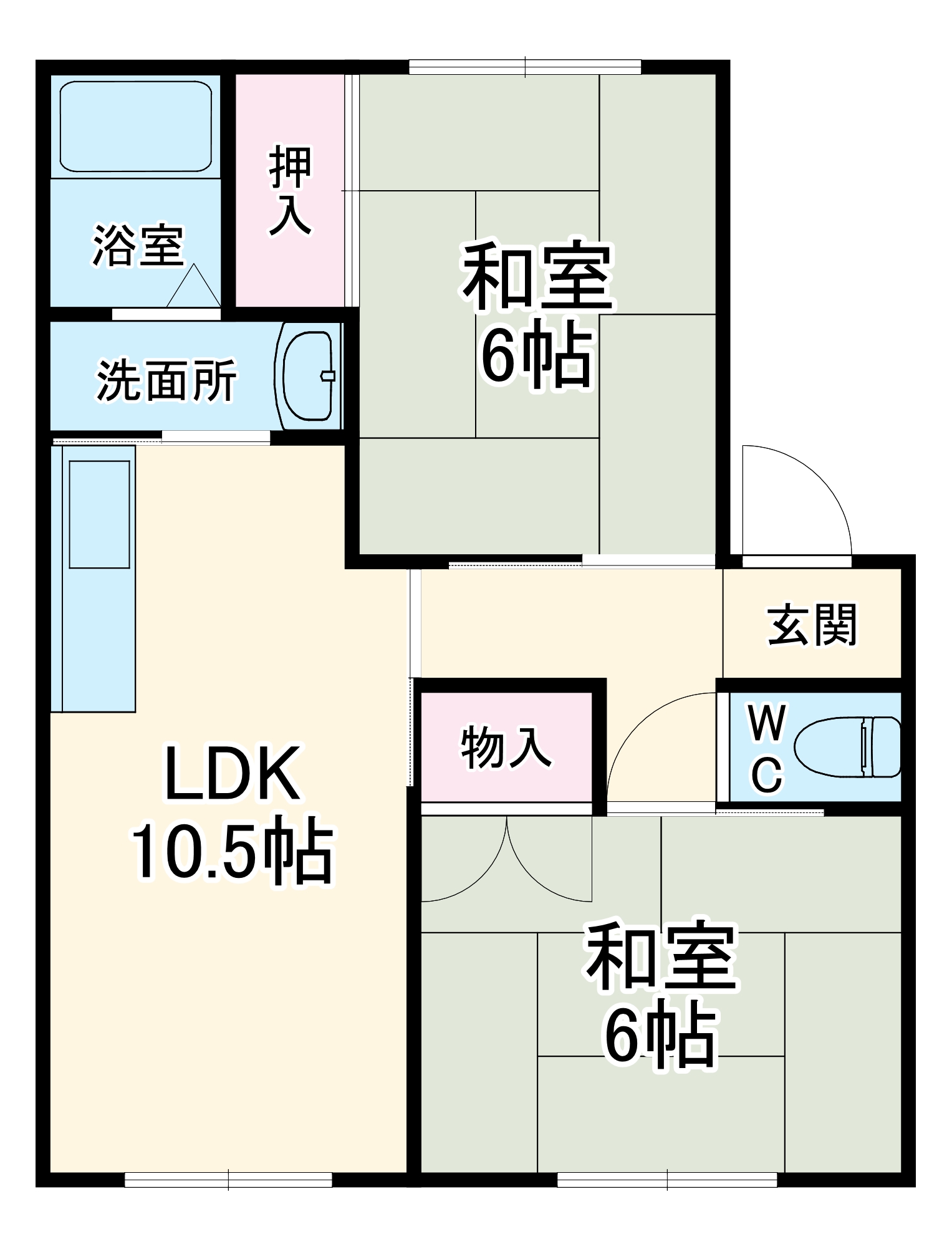 メゾンプレーリーBの間取り