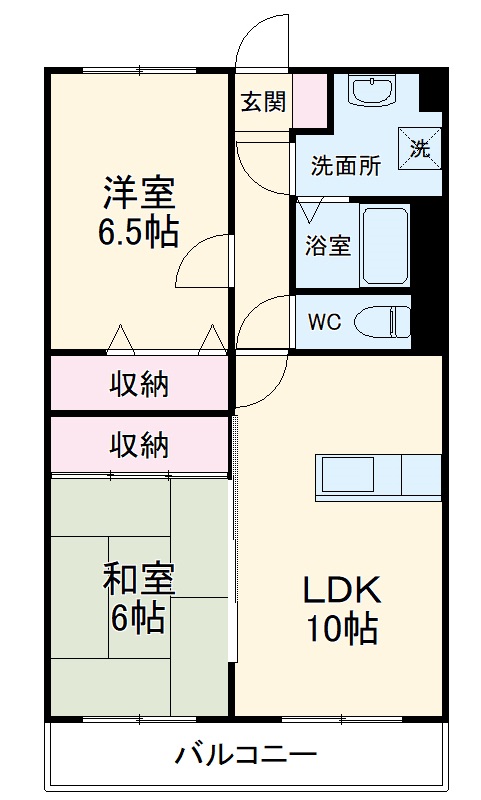 STATION FRONTの間取り