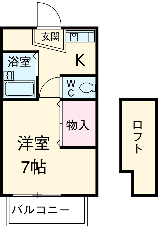コーポ塚本の間取り