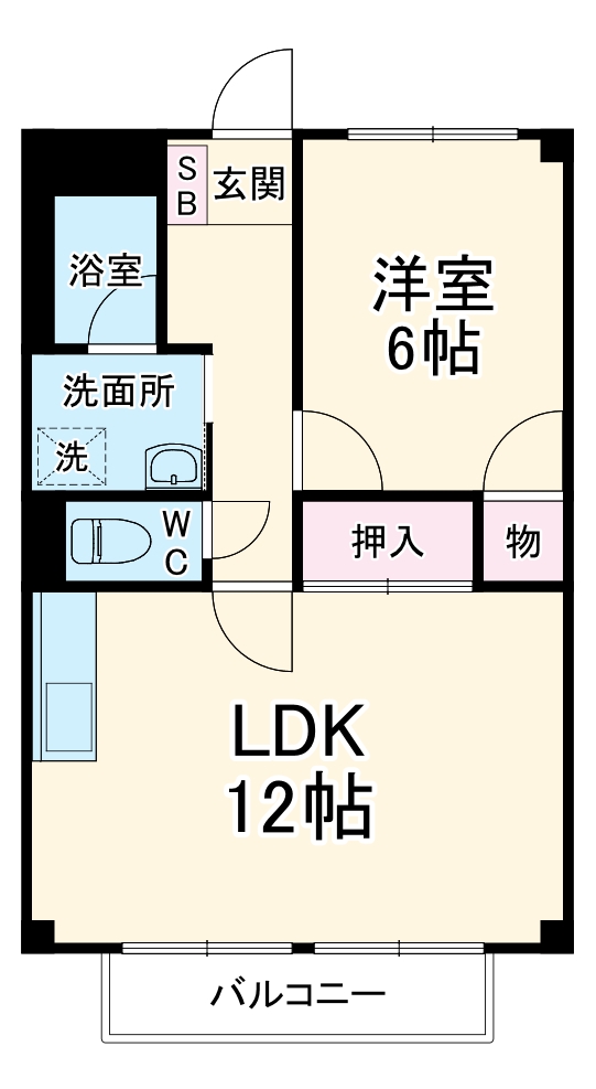 サープラス ヴィラージュBの間取り