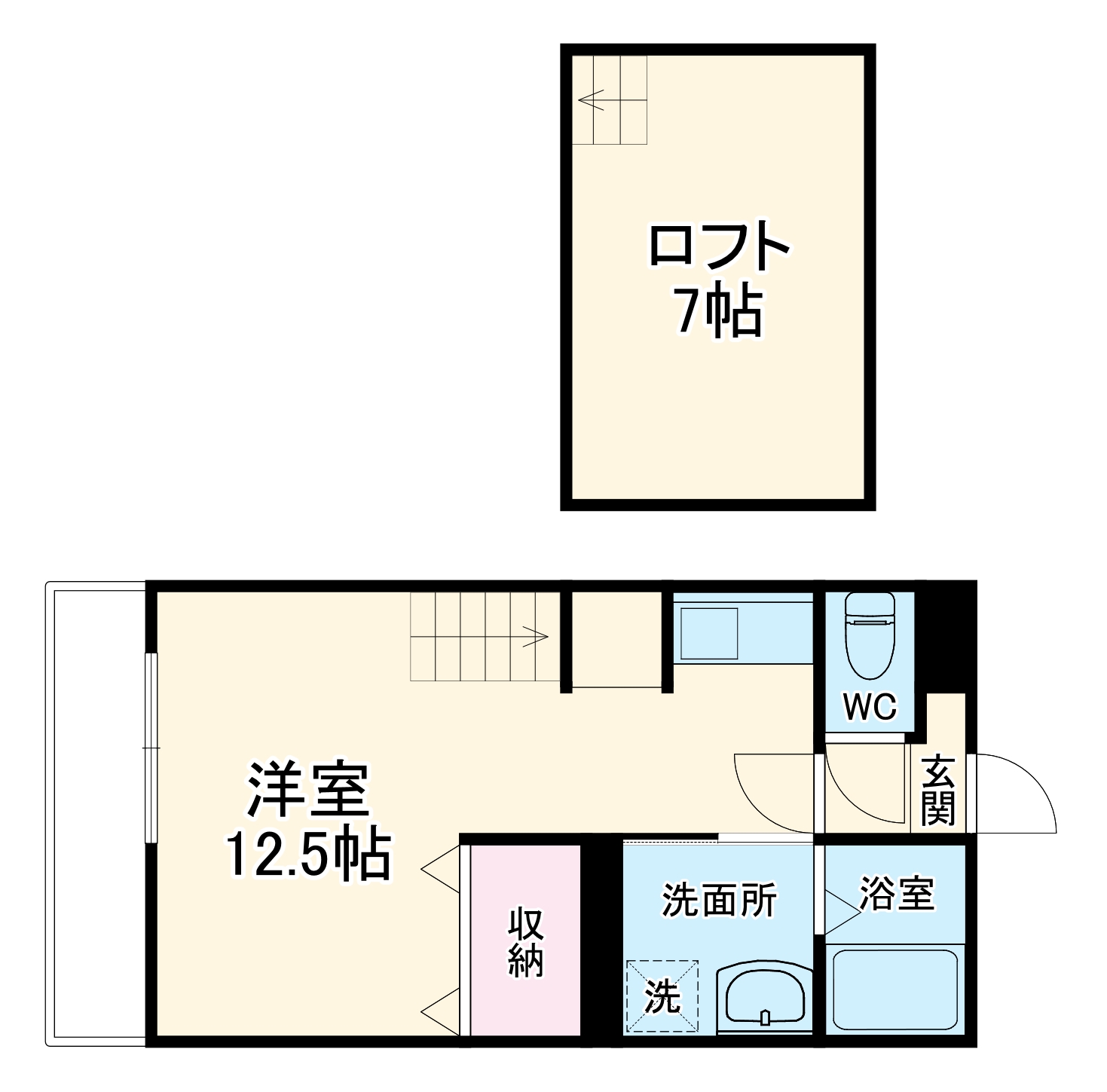 ララ・ヒルズ PartⅠの間取り