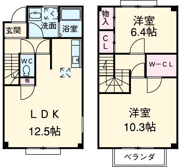 ブリエ Duの間取り