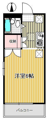 カレッジハウスⅢの間取り