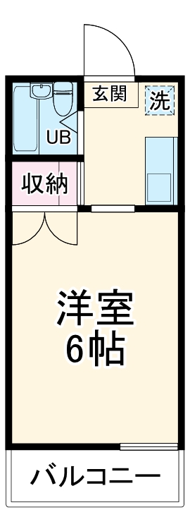 カレッジハウスⅢ・203号室の間取り