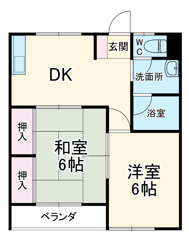 ハイツシンバNの間取り