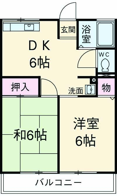 アサタの間取り