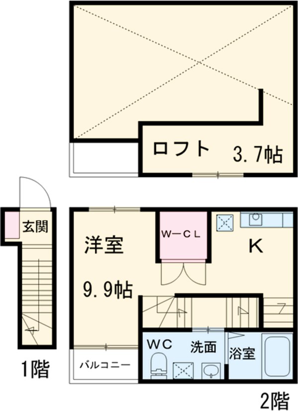 VenusーⅢの間取り