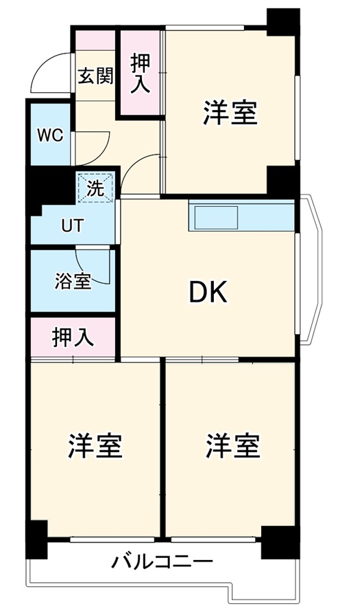 メゾンド徳川苑の間取り