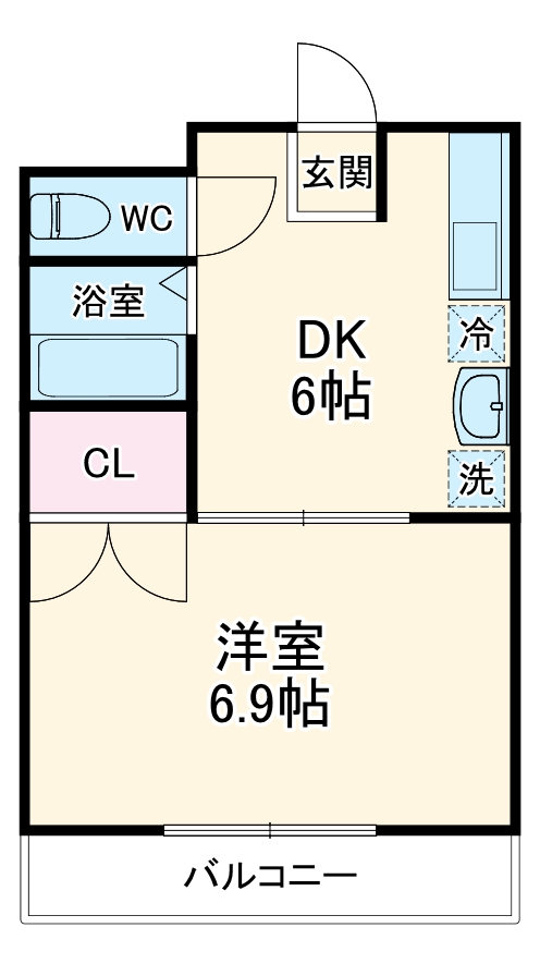 アネックス大幸の間取り