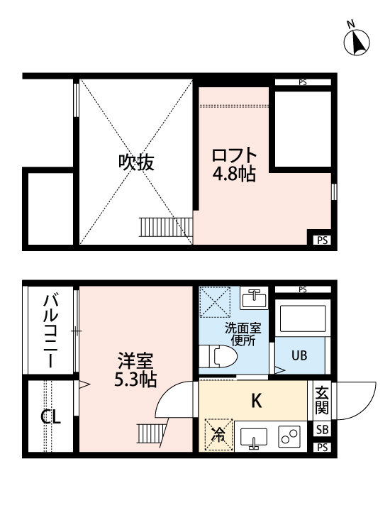 カーサフォルテ辻町の間取り