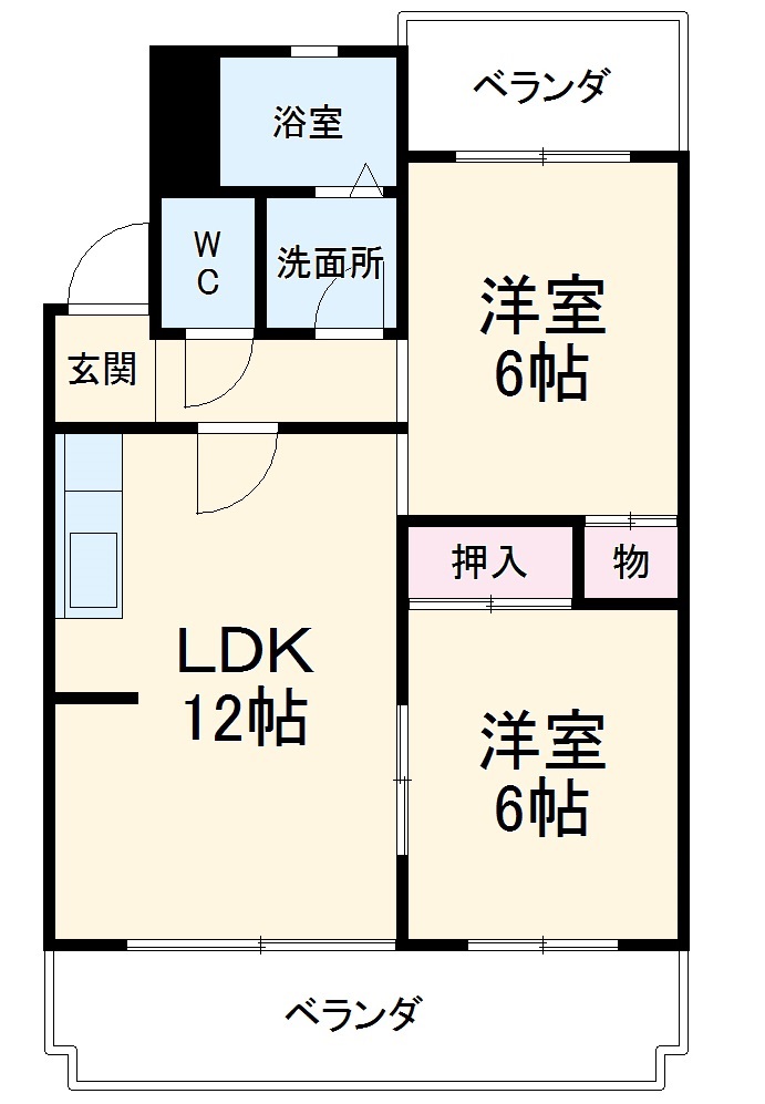 センチュリーハイツ21の間取り