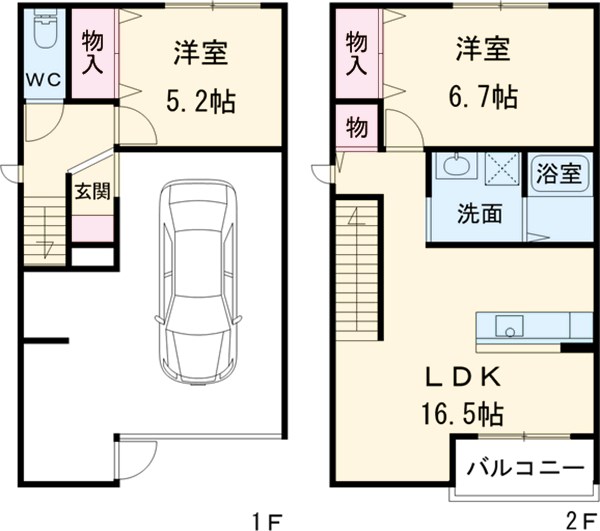 T’s Garageの間取り
