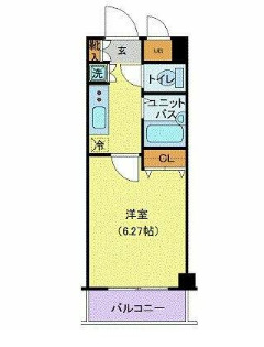 アヴィニティー東中野の間取り