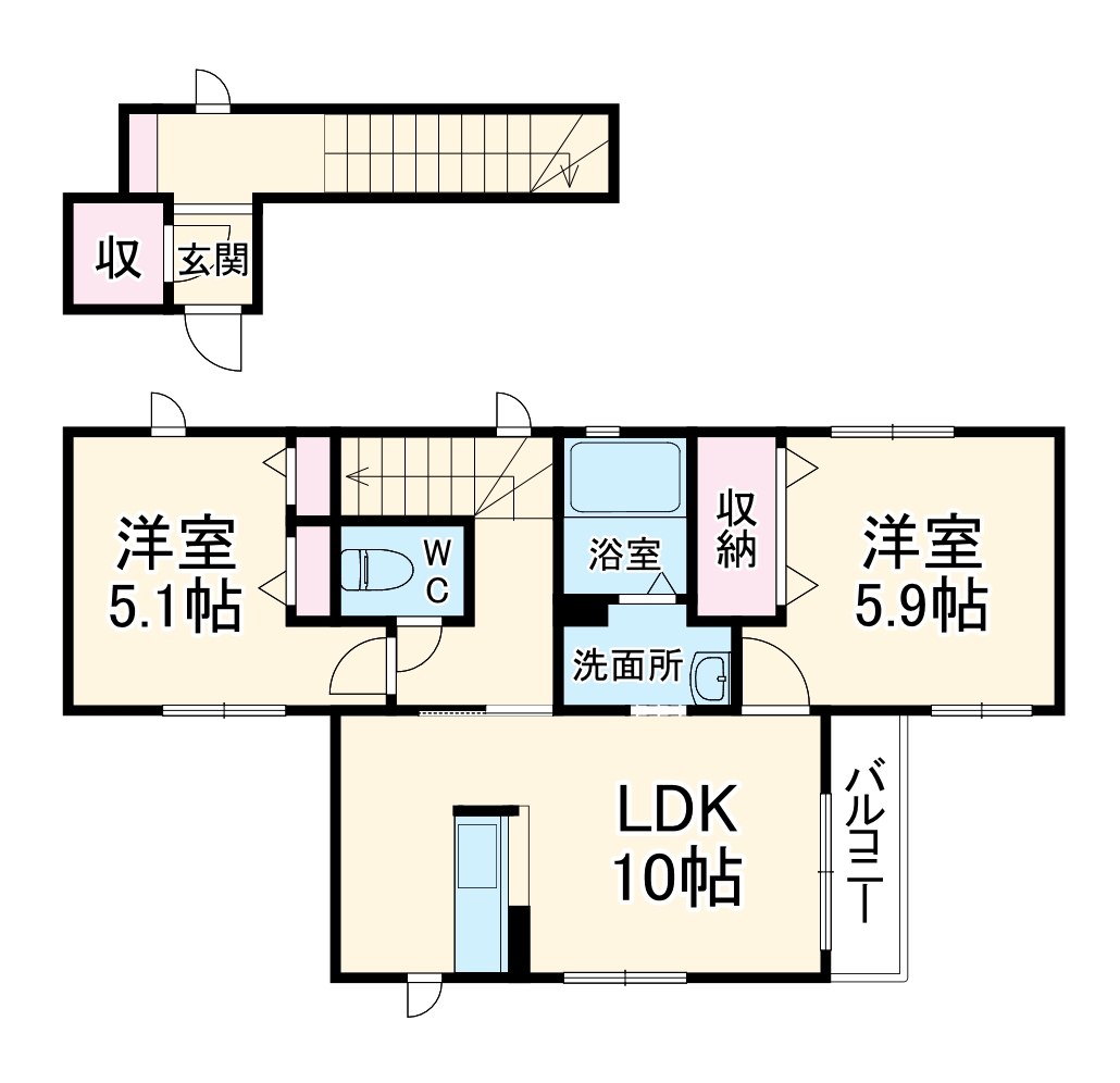 シャーメゾン湘南の間取り