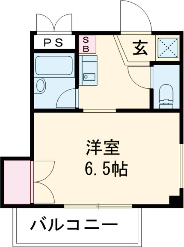 プラティークハイツの間取り