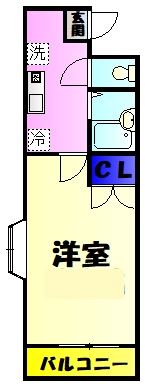 PLENDY稲毛海岸の間取り