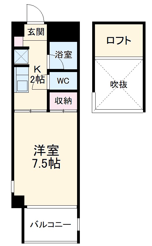 クレイタスパークⅡの間取り