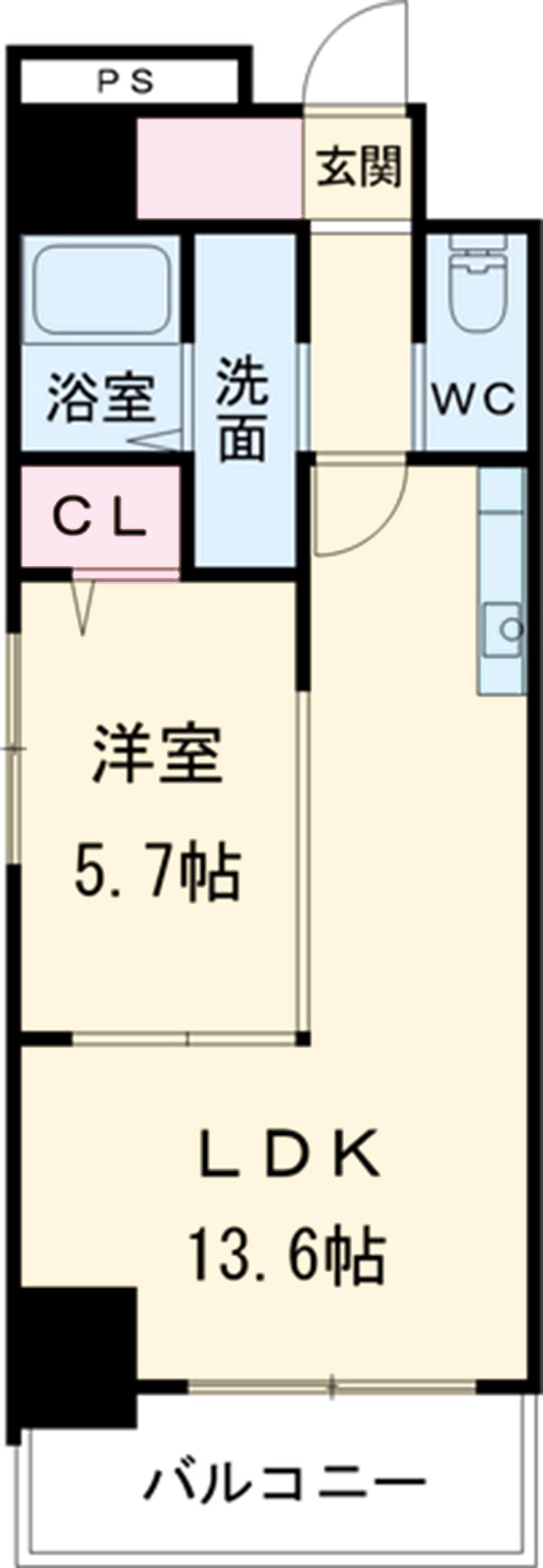 ラヴィータ泉の間取り