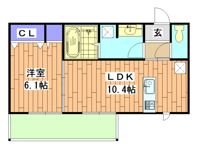 アグレアブルの間取り
