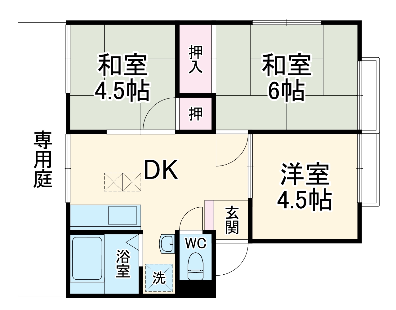 ラ・フォーレ湘南Ⅰの間取り
