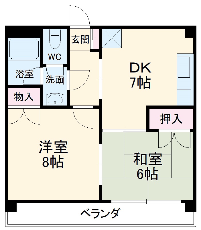 ヴィラ吉野の間取り