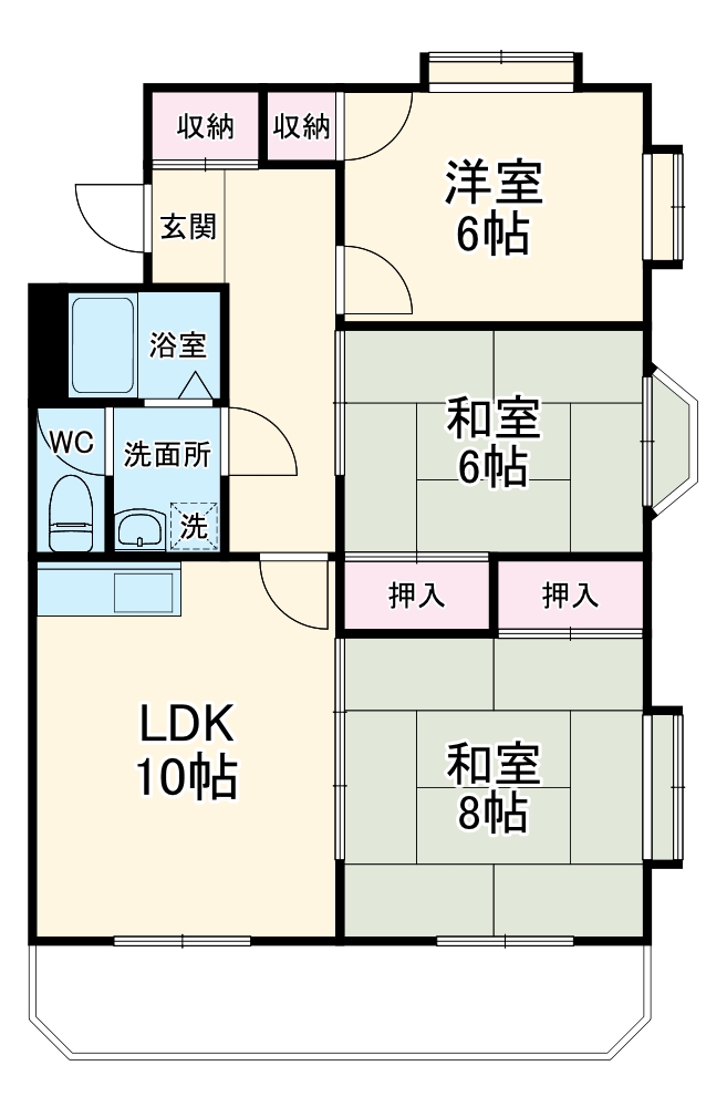 エクセルヤマヒロの間取り