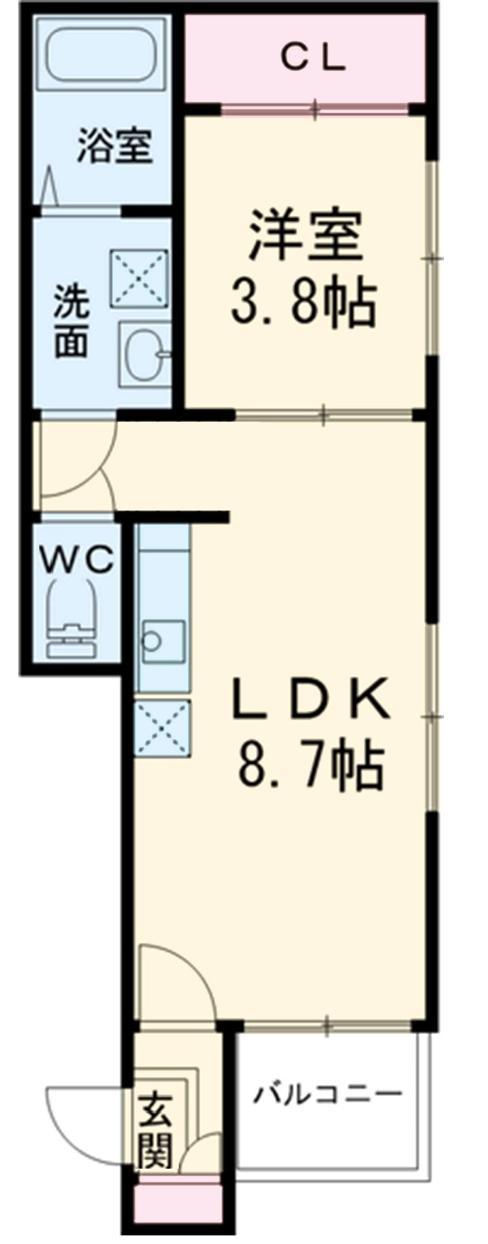 メゾン アヴェニールの間取り