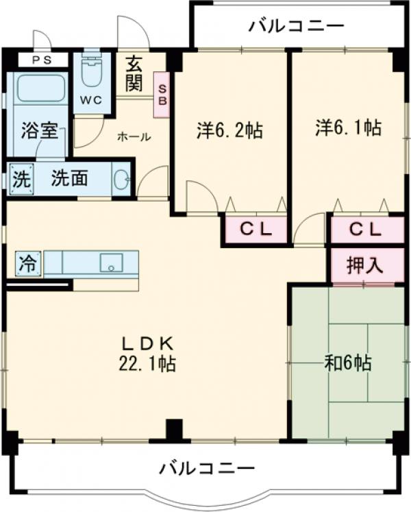 リエート天久の間取り