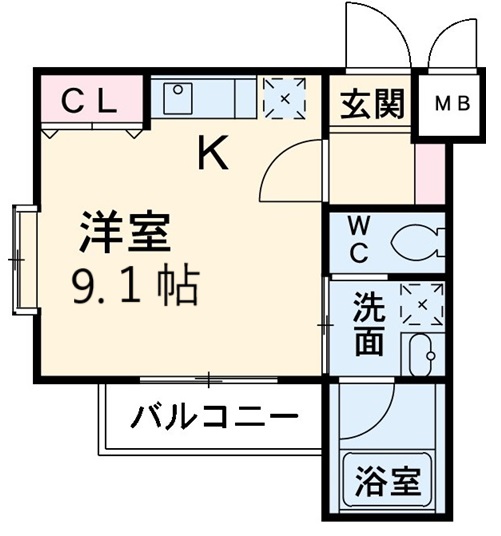 COZY APARTMENT YADAの間取り