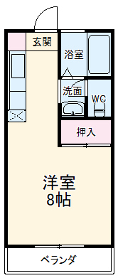 マンション小島の間取り