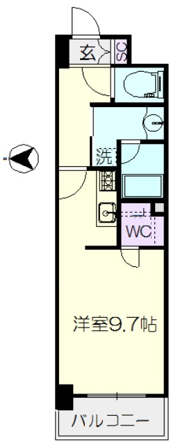 エルスタンザ黒川の間取り