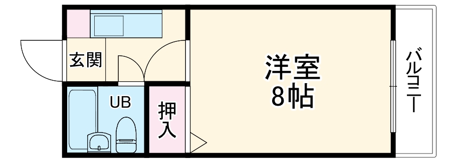 コーポ津田の間取り
