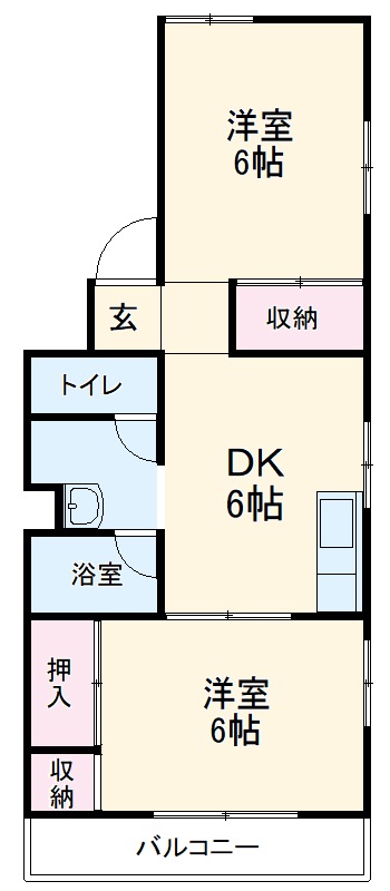 スカイプラザの間取り
