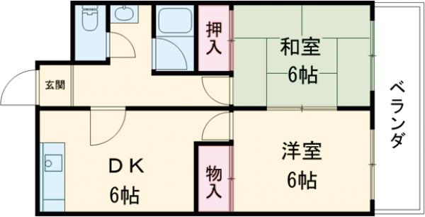 ハイツ木村の間取り