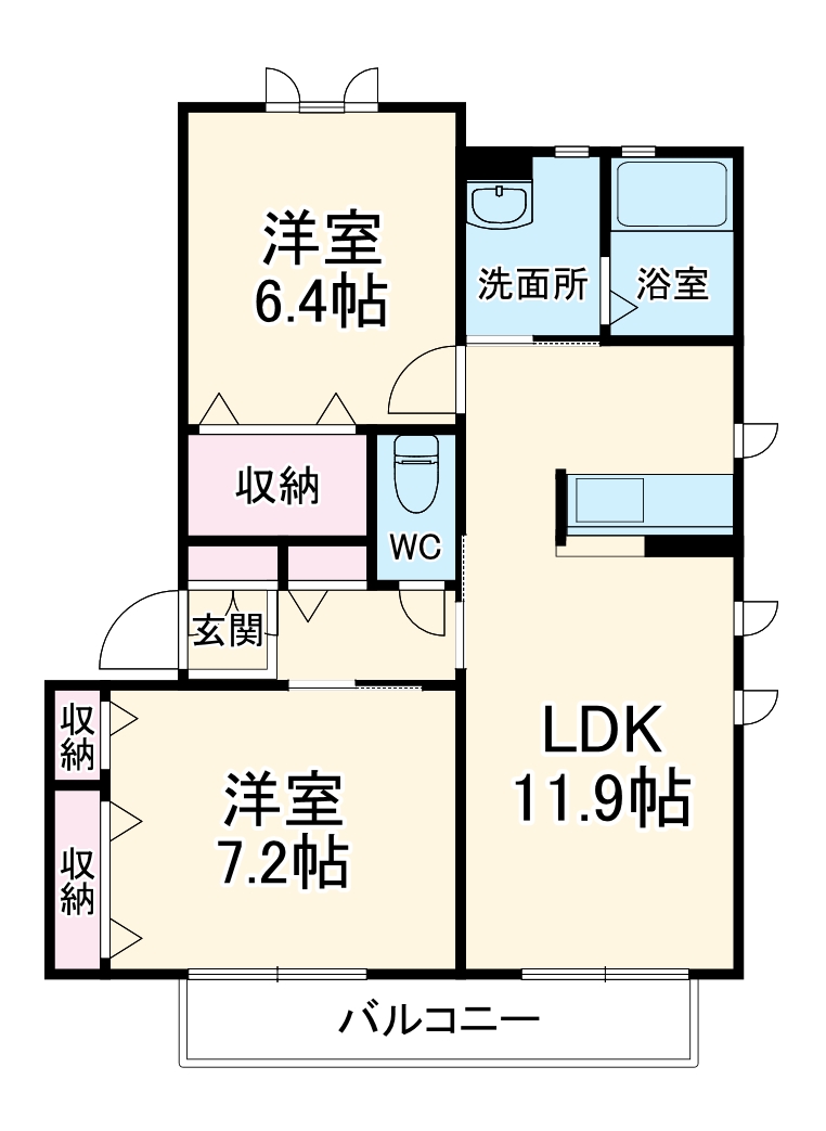 湘南アイランドAの間取り