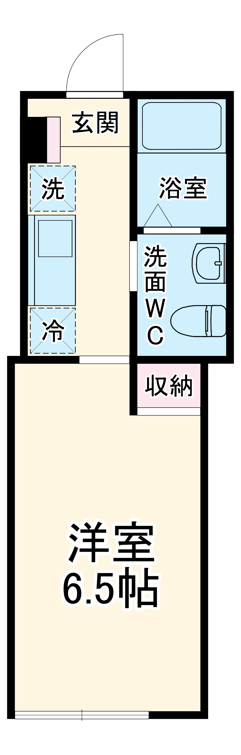 ベイルーム辻堂元町Ⅰの間取り