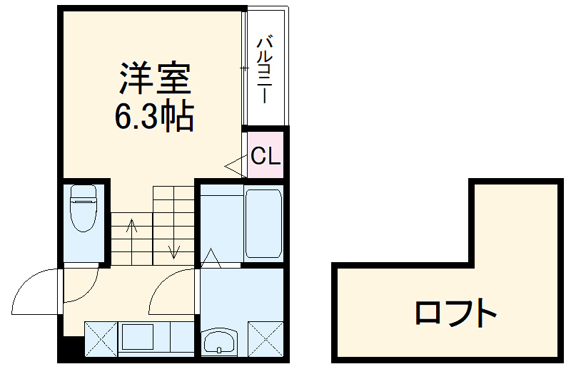 プランドール矢田の間取り