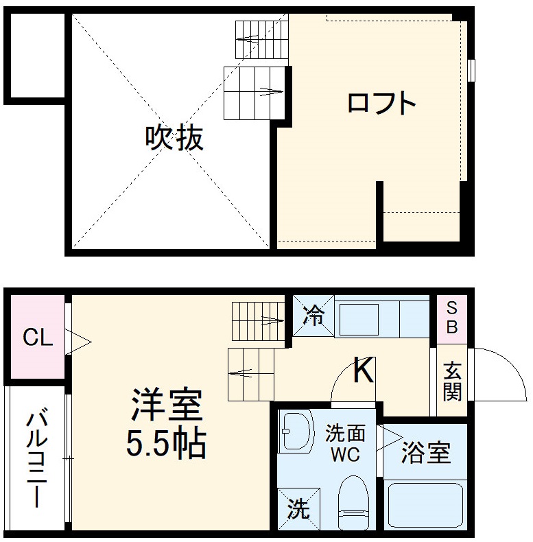 EPO園生メゾン(エポソンノウメゾン)の間取り