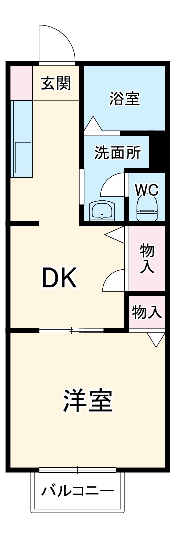ヒルトップ稲毛の間取り