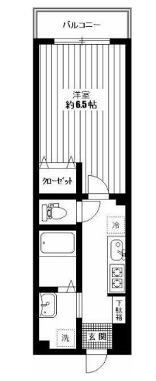 ジニアス高円寺Ⅰの間取り
