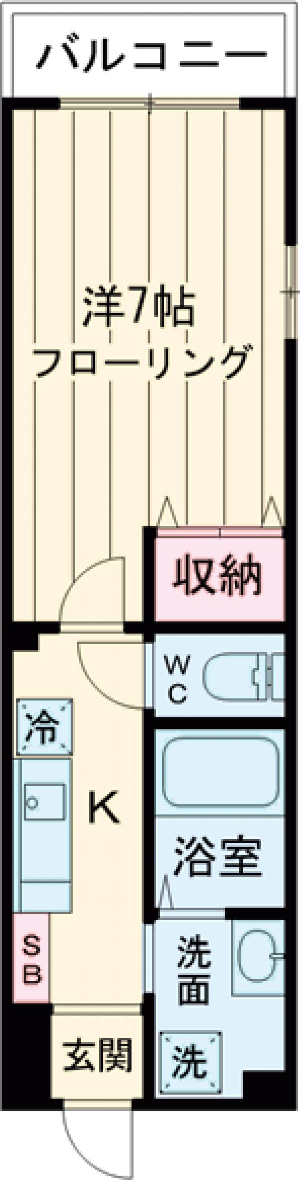 ジニアス高円寺Ⅰの間取り
