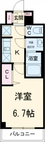 プレサンス大曽根駅前ファーストの間取り