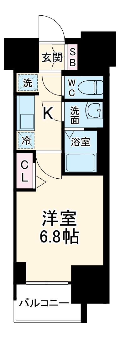 プレサンス大曽根駅前ファーストの間取り