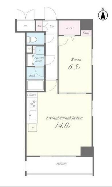 Ｎ’ｓ　ＰＡＲＫ　Ｒｅｓｉｄｅｎｃｅ　高田馬場の間取り