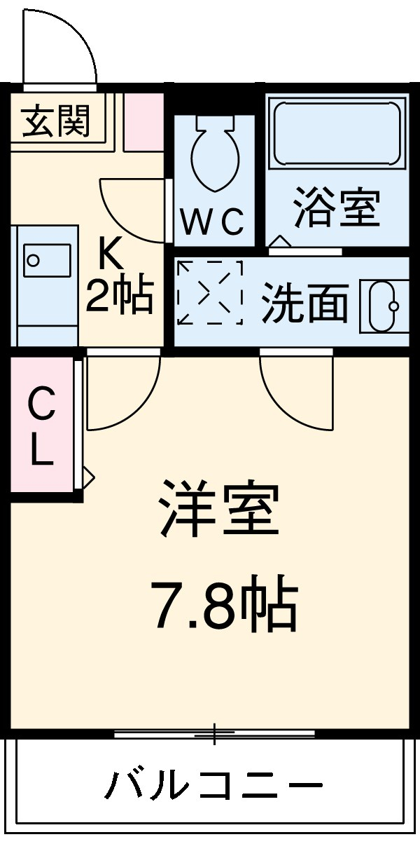 クレフラスト大曽根北A棟の間取り