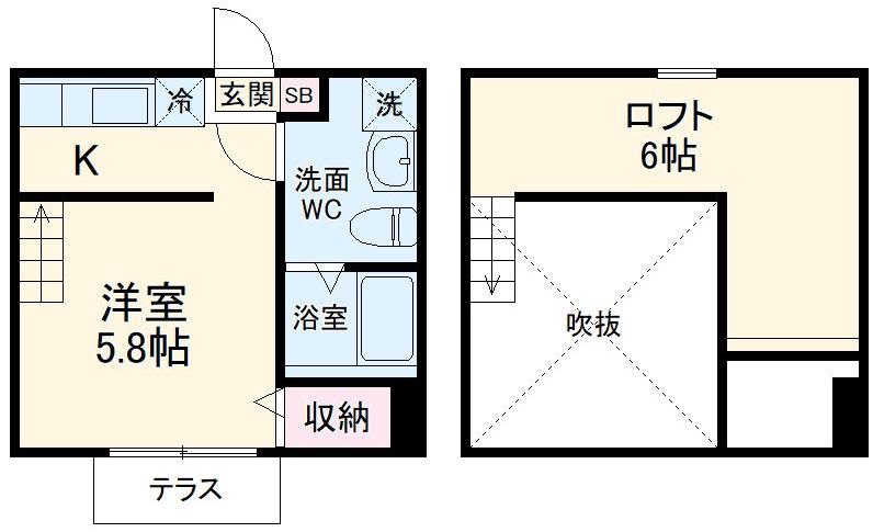 スプレンダーの間取り