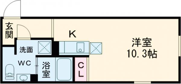 EXAM高円寺南の間取り