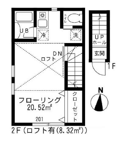 ブレッツァ西千葉の間取り
