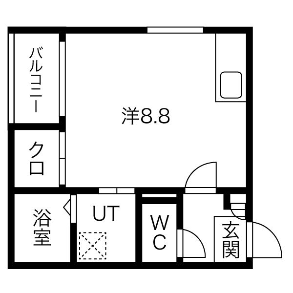 R-Smart志賀本通の間取り