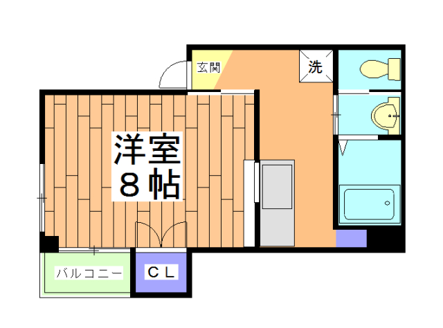 グレース白梅町南の間取り